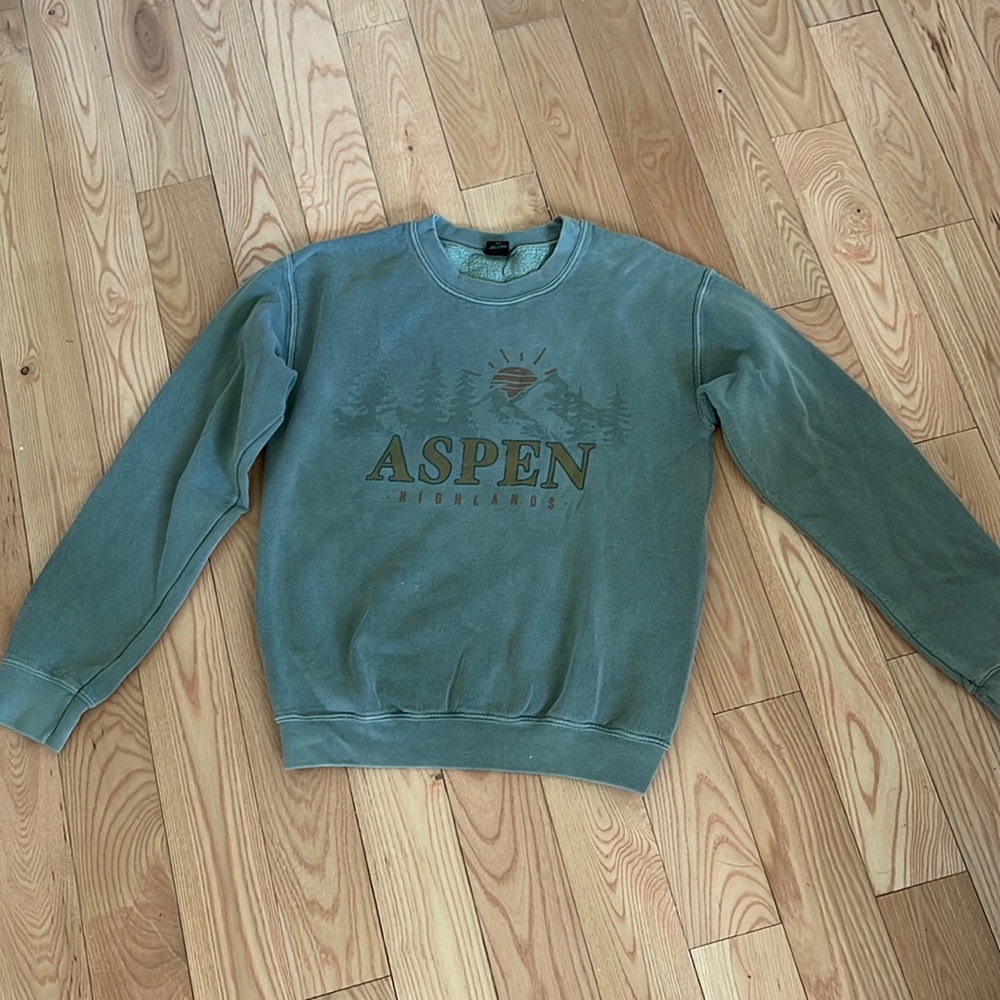 Urban Outfitters green sweatshirt